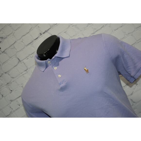Polo Ralph Lauren Golf Polo Shirt Men Size Large Untucked Length Soft Touch - Picture 1 of 5